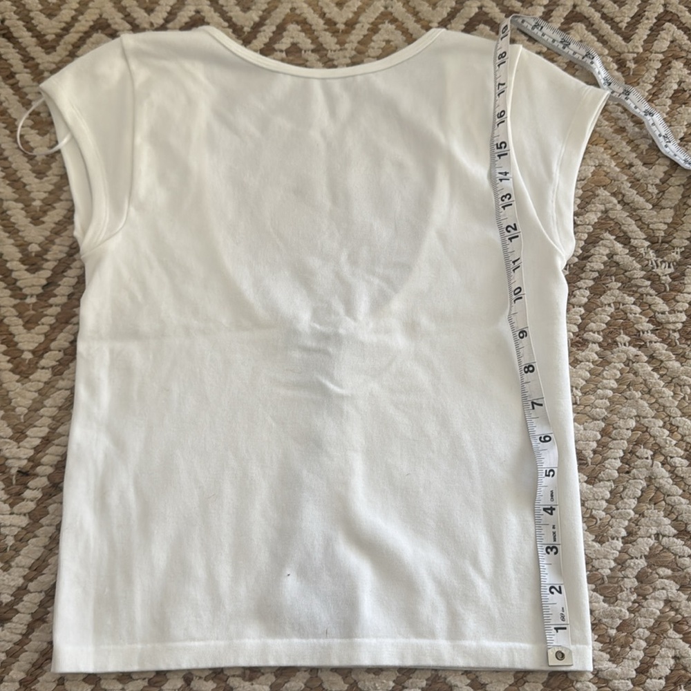 NWT Sincerely jules white top S/M